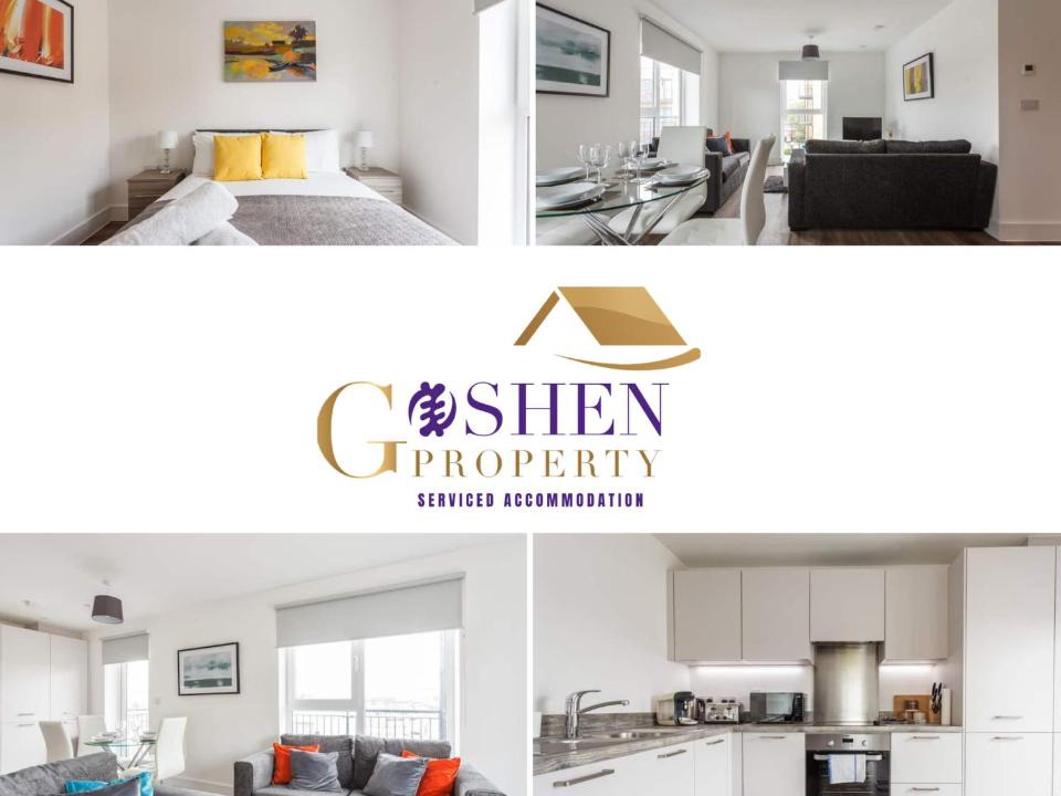 Southampton City Centre Apartment | 2 Bedroom Apartment Chapel Riverside at Goshen Property Serviced Accommodation Southampton, Free WiFi & Parking