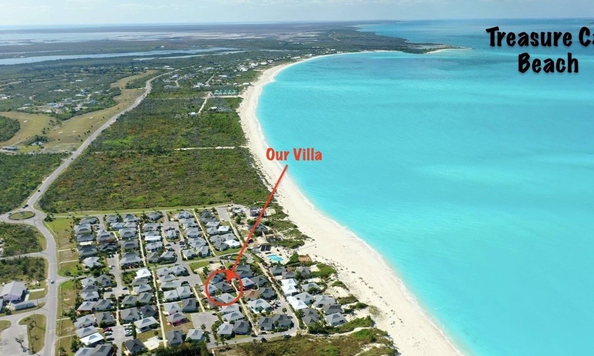 Treasure Cay Villa | Beach Villa 675 Steps to the pool and beach, 2 king bedrooms with private baths