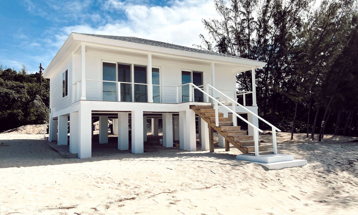 Governor's Harbour House | Brand new beachfront home on pristine beach.