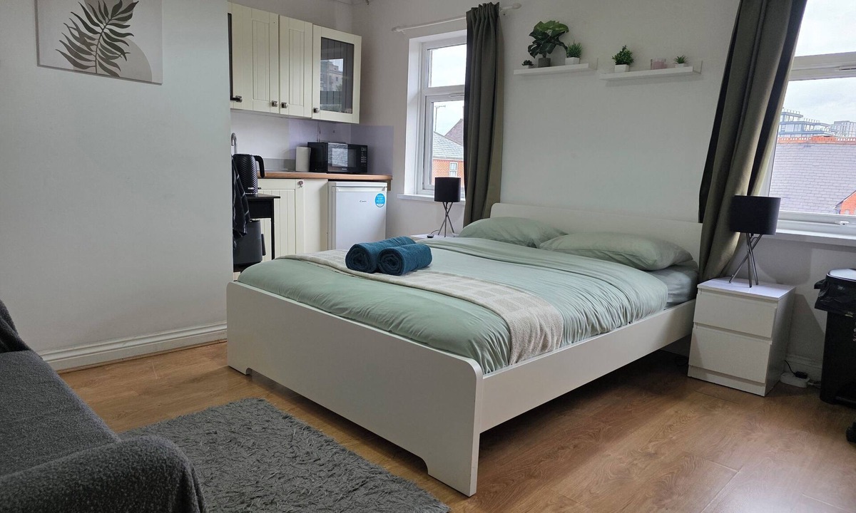 Reading Apartment | Bright & Modern Studio Near Center, Station, RBH & Univerisry
