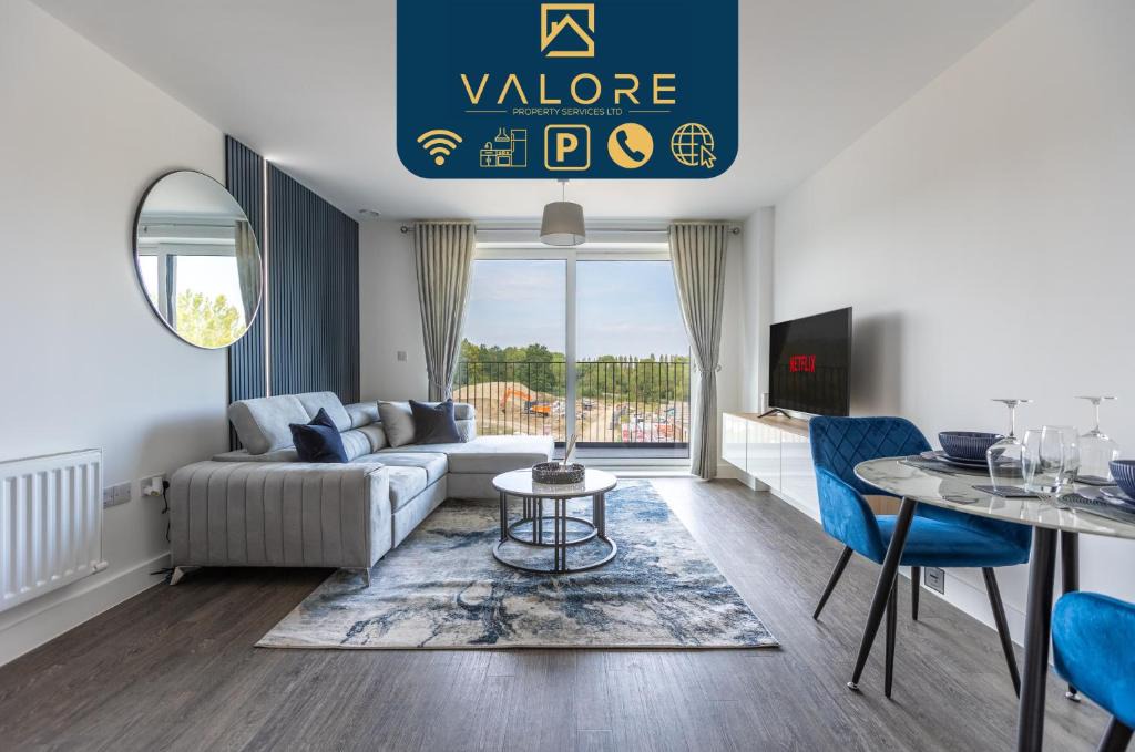 Milton Keynes Apartment | Cosy 1 bed near peaceful canal By Valore Property Services