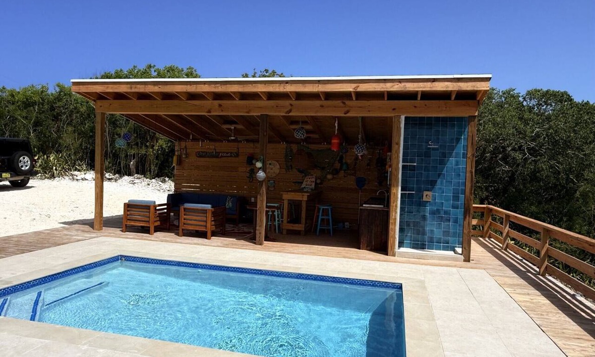 Farmer's Hill House | Fair Winds: Tropical Beach House, Stunning Ocean View, Pool, Steps to the Beach!