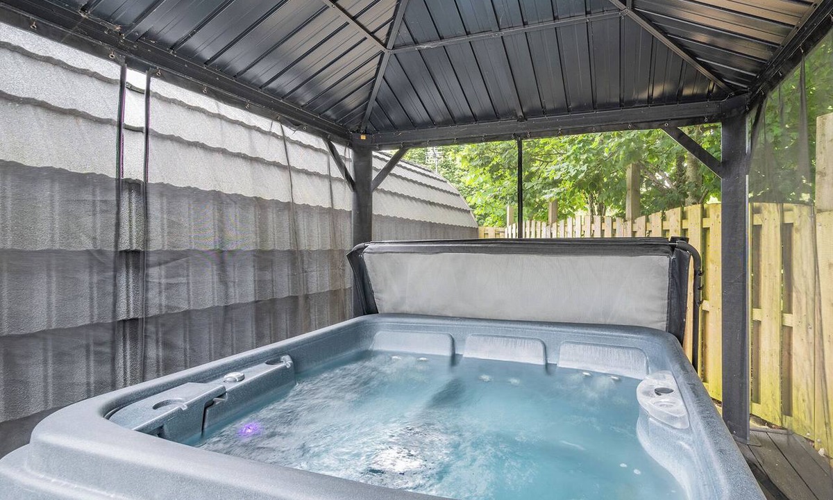 Newcastleton Cottage | Here at Riverview our hot tub pods have been warming up.
