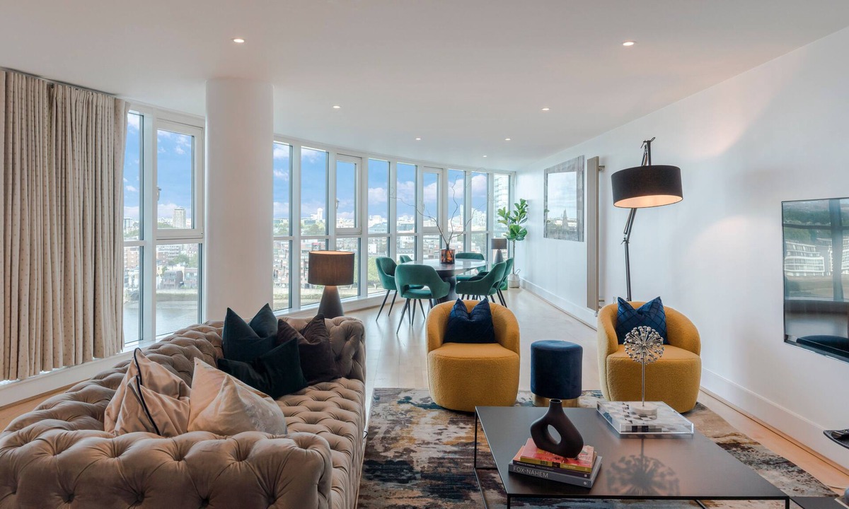 Vauxhall Apartment | Iconic THAMES VIEW! NEW Architects' City Lifestyle Penthouse