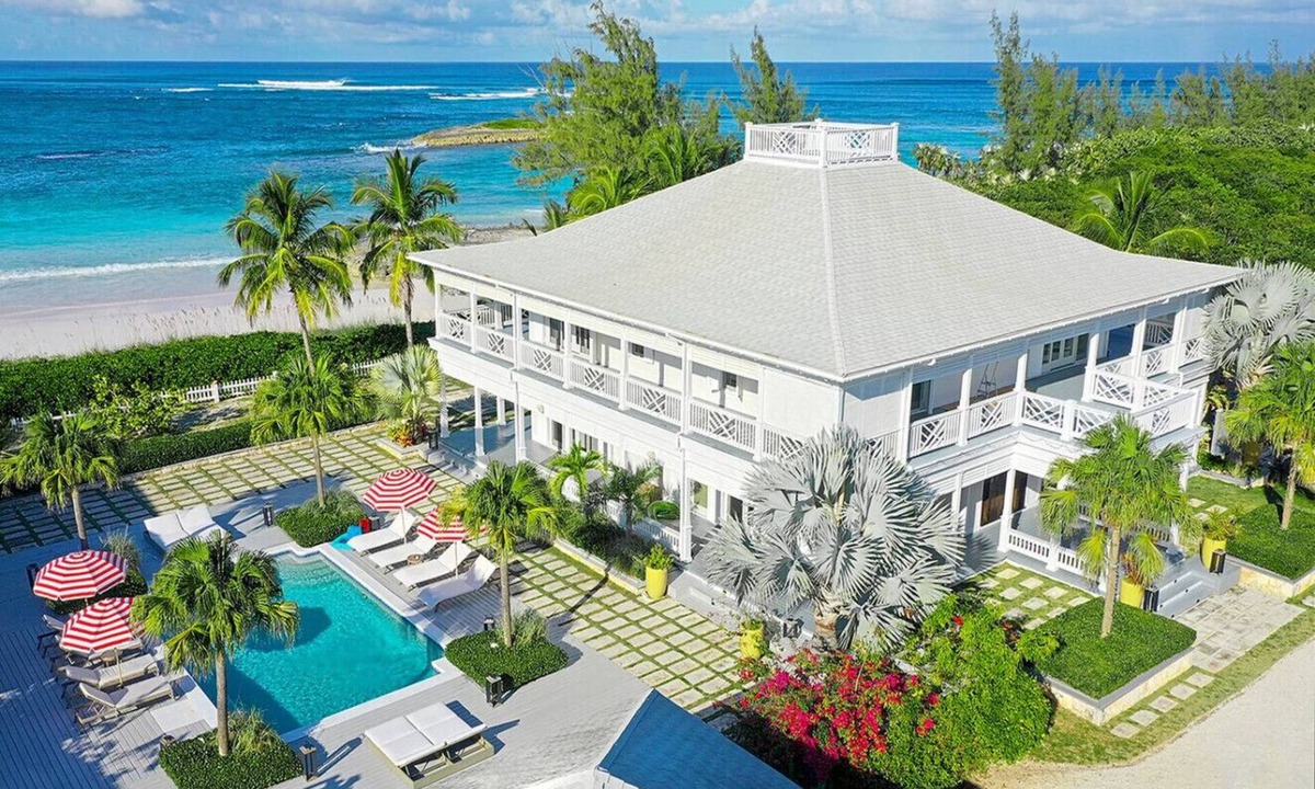 Governor's Harbour House | Majestic 9BR Beachfront Estate w/Private Pool & Back-up Generator