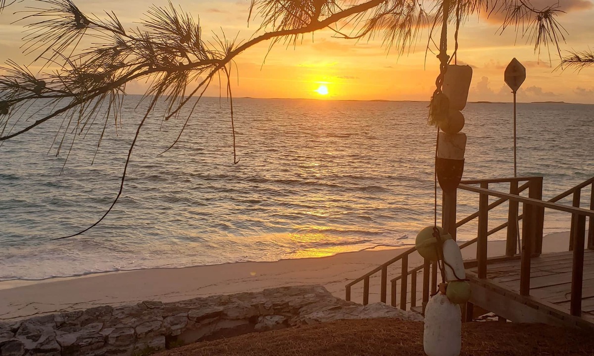 Great Exuma House | Oceanfront Retreat Remote Beach Steps Away Ocean Views from Every Room