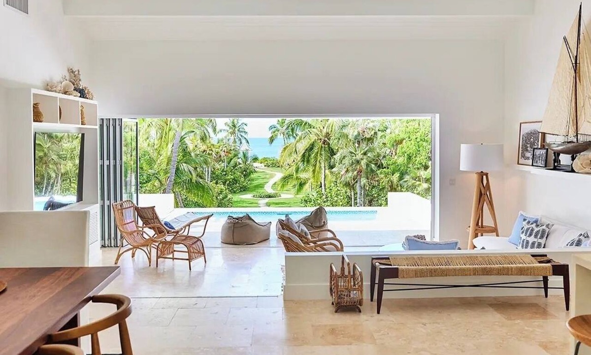 Governor's Harbour Villa | Sun-Drenched Villa with Veranda, Terrace Pool, Sea Breeze & Garden Walk Access