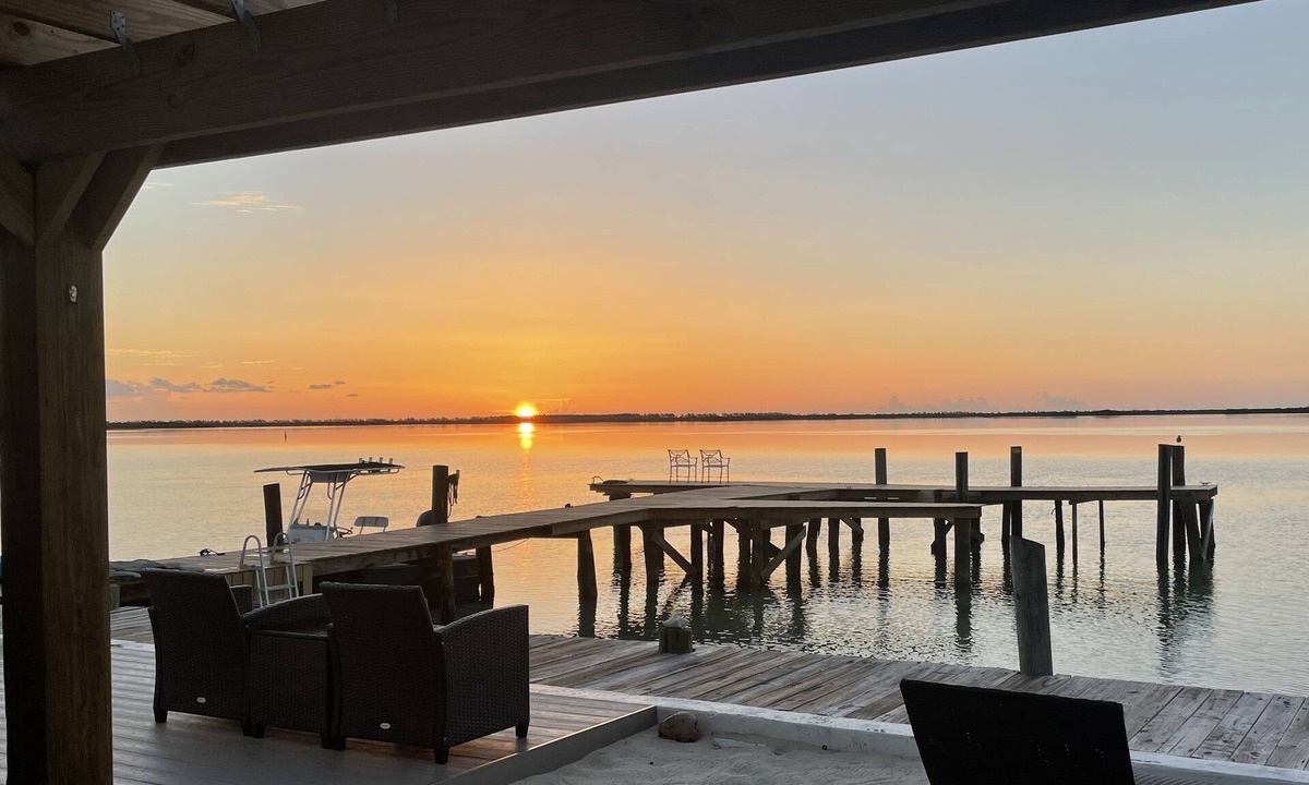 Bailey Town Cottage | Unique, authentic, exquisite waterfront cottage with a dock.