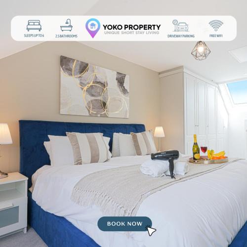 Wavendon House | Wavendon House Sleeps 6 Driveway Parking Garden Fast Wifi Smart TV Yoko Property