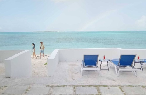 Steventon Villa | 960 Sq. ft Beach Front Villa located in Steventon, Exuma, Bahamas .