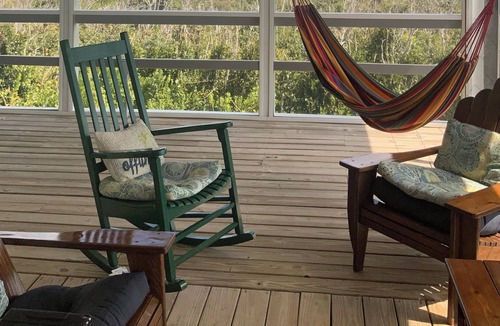 Bahama Palm Shores House | Beautiful waterviews surround beach cottage with easy walk to beautiful beach!