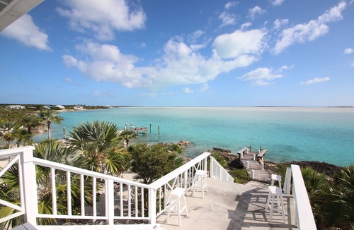 George Town House | Classic Out Island Luxury Sleeps 8, private beach and dock
