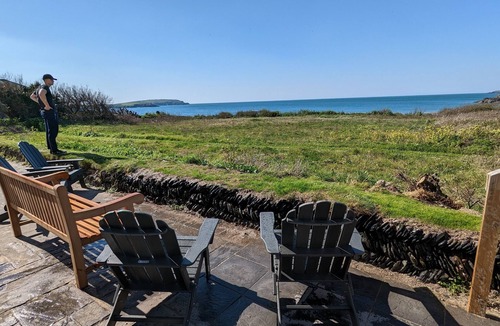 Trevone House | Direct expansive sea views from every room and the garden.