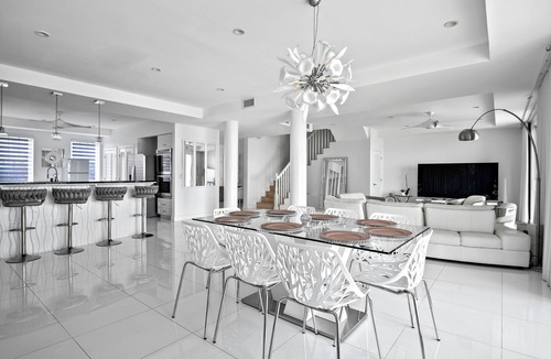 Palm Cay Villa | Exclusive Luxury Beachfront Villa - Private White Sand Beach, Upscale amenities.