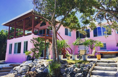Hartswell House | Exuma Beautiful Waterfront Home with Dock on Gorgeous Moriah Harbour.