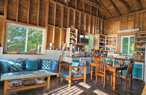 Lubbers Quarters Cay House | Green Bananas Cottage with sandy beach and private dock. Completely rebuilt.