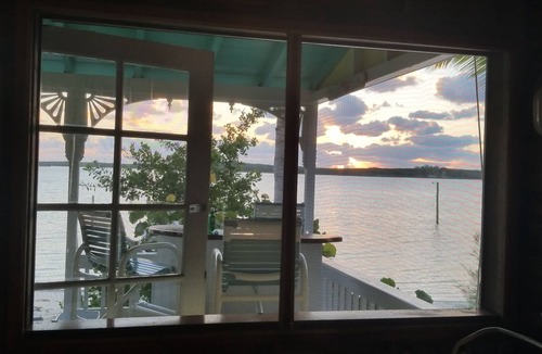 Lubbers Quarters Cay House | Green Bananas Cottage with sandy beach and private dock. Completely rebuilt.