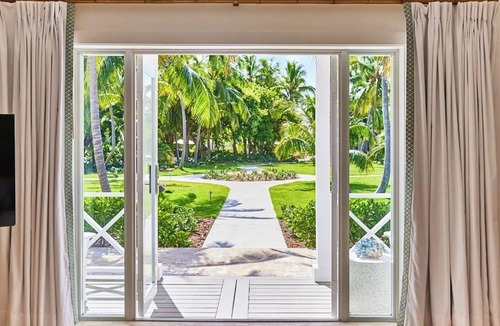 Governor's Harbour Villa | Lush Garden Hideout w/Veranda, Steps from Seaside Dining & Pink Beach Walks