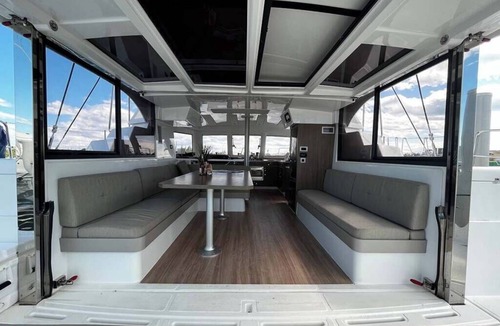 Lubbers Quarters Cay Boat Rental | Luxury 4 stateroom catamaran perfectly located on the docks of Conch Inn Marina.