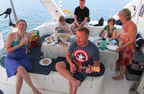 Great Harbour Cay Boat Rental | Luxury 47ft Sailing Catamaran Yacht in the Berry islands