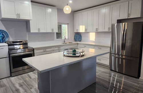 Black Point Villa | New 3-bed oceanview villa, Black Point, Exuma near Staniel, AC, Wifi dock access