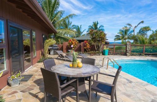 Princeville House | Ocean Pool Hale 3br 2ba Cozy Home with Pool, Hot tub and Ocean Views