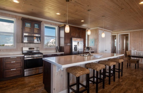 Hope Town House | Oceanfront Beauty 6 KING beds/6 baths! Big Pool and Volleyball Court In Front yd