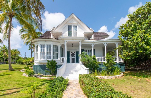 Governor's Harbour House | Restored Historic Waterfront Captains Estate, Sunset Views, Walk to Beach