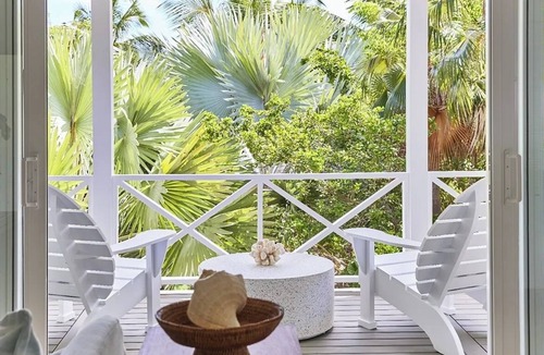 Governor's Harbour Villa | Serene Hideaway Steps From Turquoise Waters, Garden Veranda & Island Trails