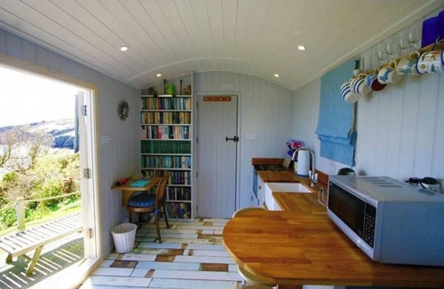 Gorran Haven Cabin | Shepherd's Hut Gorran Haven, Panoramic Ocean Views