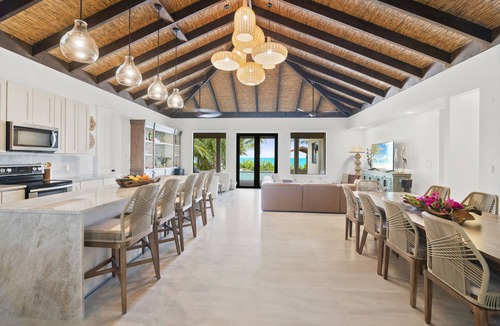 Farmer's Hill Villa | The Breakwater- HEATED POOL with Swim Up Bar on Sandy, Secluded Beach!