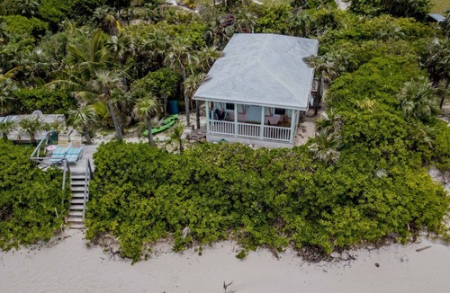 North Palmetto Point Cottage | The Pink Sand Cottage, Private Cozy Cottage, Right on the Beach!