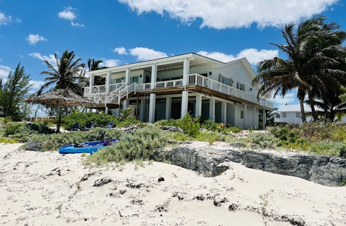 Great Harbour Cay Villa | This Is It Main House. PRIVATE POOL! Housekeeping daily. Beachfront.