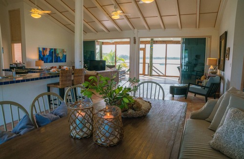 Mangrove Cay Villa | Tranquil 4 bedroom Beachside Villa: Ultimate Privacy & Comfort.