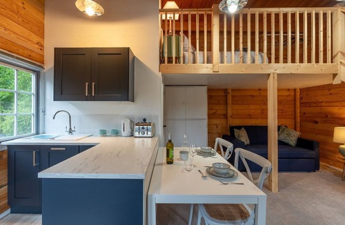Barns Green Cabin | Walliswood Lodge - Rural Retreat - Newly converted, Wood Burner, Air Con, wi-fi