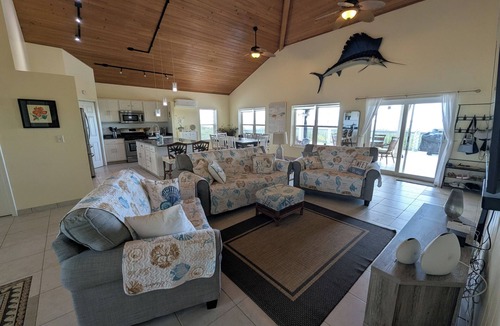 Cherokee House | Waterfront Abaco Villa with Private Dock, Boat, Beach & Bonefishing