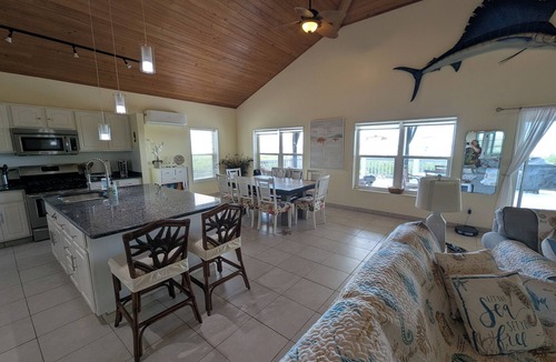 Cherokee House | Waterfront Abaco Villa with Private Dock, Boat, Beach & Bonefishing