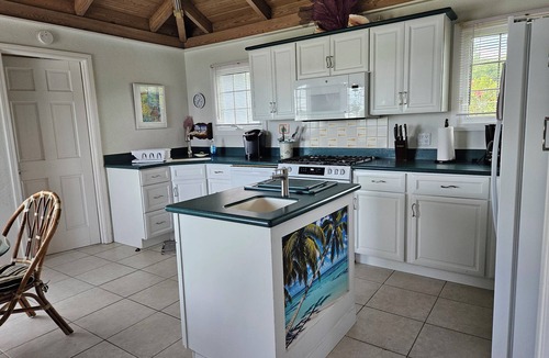 Green Turtle Cay House | Waterfront on White Sound, Private Dock, Beach, Swimming Pool, Solar/Batteries