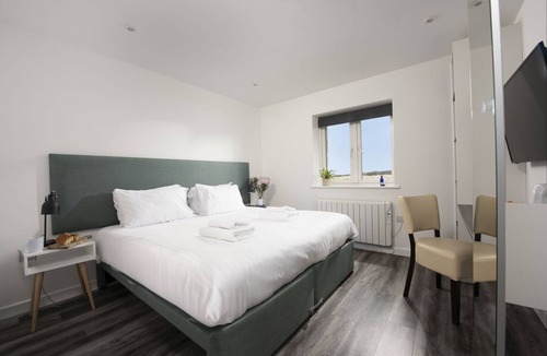 St Just Hotel | Wheal Castle, B&B - a hotel room that sleeps 2 guests in 1 bedroom