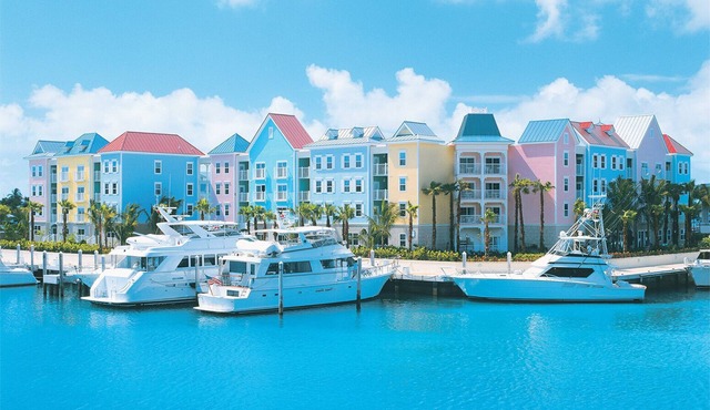 3 Bedroom Harborside at Atlantis sleeps up to 10.