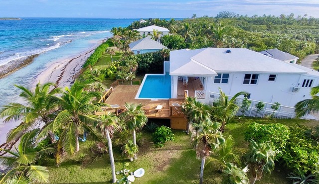 8-bedroom Ocean Front in Double Bay Eleuthera with NOT a heated pool