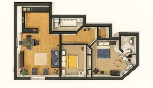 A/C*Lift*EarlyDrop*FlexPolicy*King*Full Kitchen