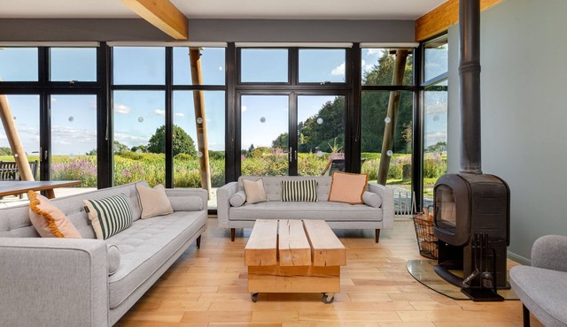 A yorkshire dales lodge that sleeps 6 guests in 3 bedrooms