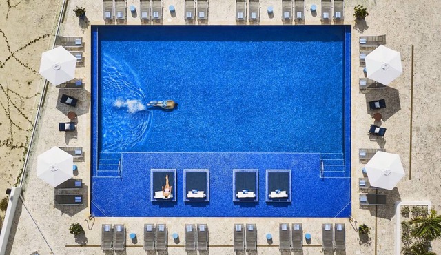 Beachfront Escape: Relaxing 2BR | Balcony & Kitchen, 2 Rooms, Scenic Ocean View