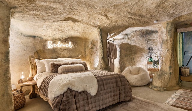 Bedrock – A Flintstone-Inspired Cave Stay