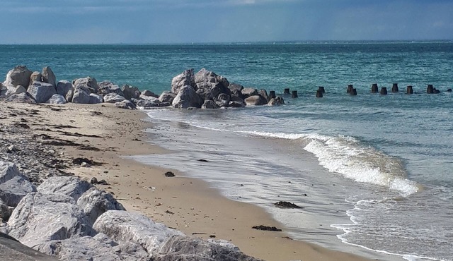 Bythebeach, Seaview, Isle of Wight. Ferry discount. Or train to Ryde-Seaview.