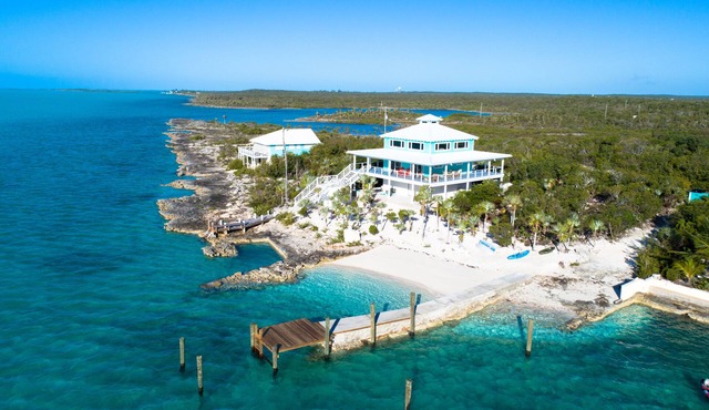 Classic Out Island Luxury Sleeps 8, private beach and dock