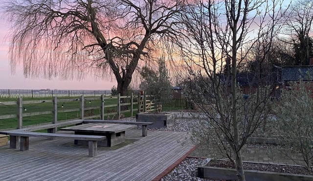 Converted Barn on a working farm/Vineyard with Coastal walks and friendly goats.