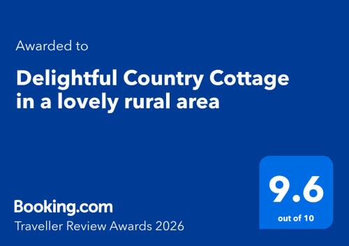 Delightful Country Cottage in a lovely rural area