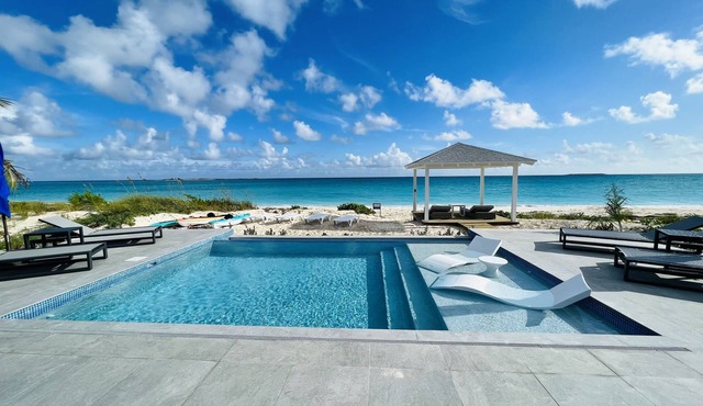 Experience Pure Serenity on a Private Ocean Front Villa w/Heated Pool & Gazebo